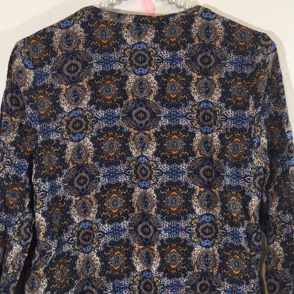 Anthropologie Daniel Rainn Small blue gold mandala - Picture 4 of 6